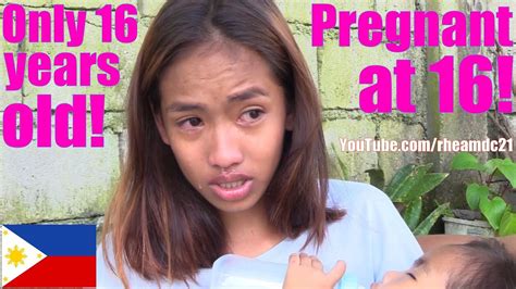 Pregnant At The Age Of 16 This Young Filipina Is A Single Mother Living In Poverty In