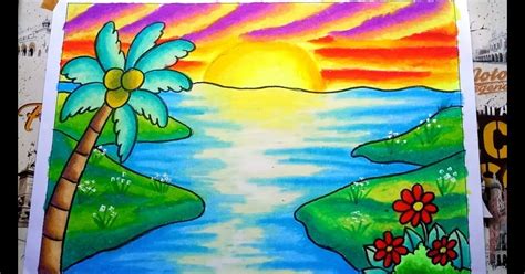 Dengan crayon titi, anak seringnya mewarnai objek pemandangan atau objek tunggal seperti hewan dan tumbuhan. 11 Gambar Pemandangan Crayon- Cara Menggambar Dan Mewarnai ...