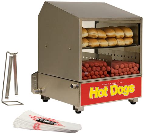 Hot Dog Steamer Commercial Cooker 60048 Dog Pound Bun Warmer Machine