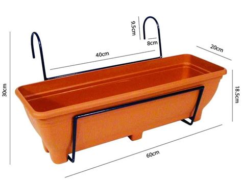 Choose from the variety of stylish fence bracket on alibaba.com. Hanging Balcony Planter - Trough holder for use on ...