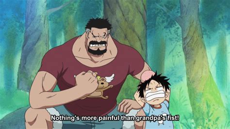 When You Realize That Garp Used Haki On Luffy As A Child To Hurt Him