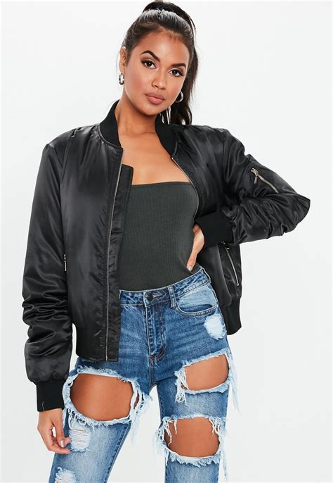 Black Ultimate Ma1 Bomber Jacket Missguided Bomber Jacket Women