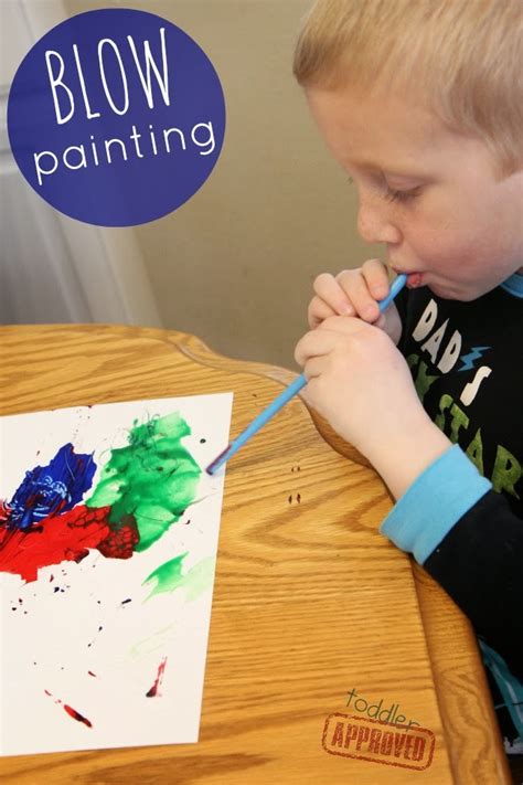 It's amazing how a piece of paper loaded up with watercolor doodles, stickers, and pictures from thrifted design books becomes instant art when framed. Toddler Approved!: Blow Painting {Paul Galdone Virtual ...