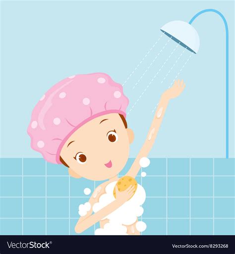 Woman Taking Bubble Bath Vector By Lordalea Image 299712 Vectorstock