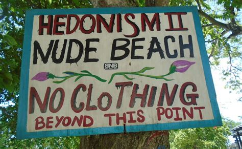 Shed Self Consciousness And Clothing At Jamaica S Hedonism Resort