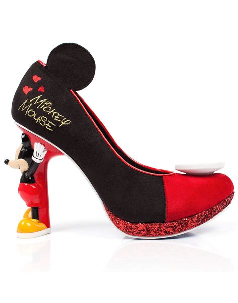 Irregular Choice Mickey Mouse Character Heel Disney Shoes Black