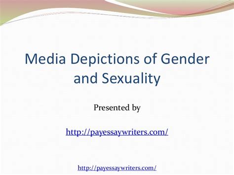 Media Depictions Of Gender And Sexuality