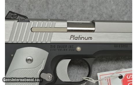 Sig Platinum Elite 1911 45 Acp