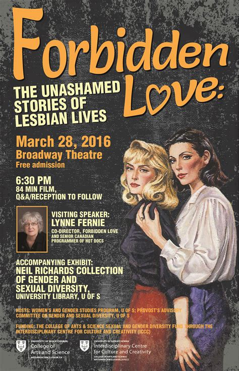 Film Forbidden Love The Unashamed Stories Of Lesbian Lives College