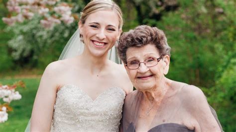 woman asks her 89 year old grandmother to be bridesmaid and the pictures are just gorgeous