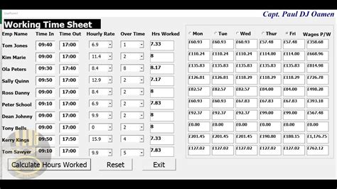 To display the time as more than 24 hours, select cell b4. How to Create Working Time Sheet Using VBA in Excel ...