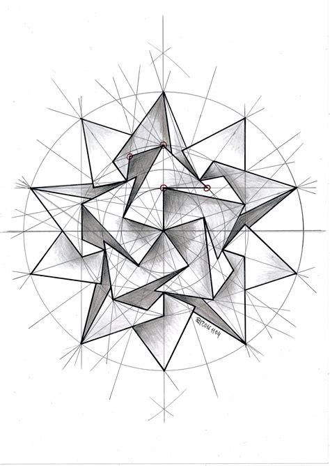 Polyhedra Solid Geometry Symmetry Pattern Handmade Mathart