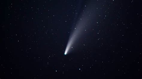 Wallpaper Starry Sky Comet Meteorite