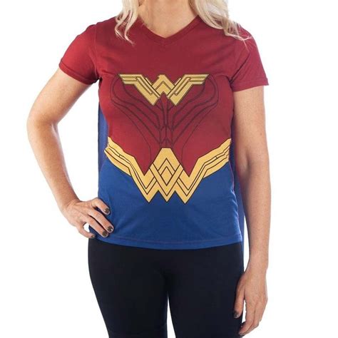 Wonder Woman Wonder Woman Caped Costume Womens T Shirt 2xlarge