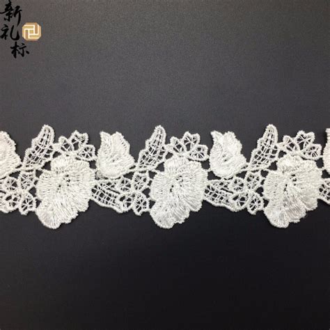 15yards 45mm Flower Soluble Guipure Lace Trim Knitting Wedding Embroidered Diy Handmade