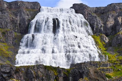 Dynjandi Waterfall Of Iceland Europe Stock Photo Image Of Island