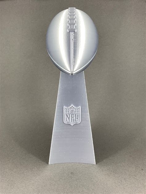 10 Inch Nfl Championship Lombardi Trophy 3d Printed Replica Etsy