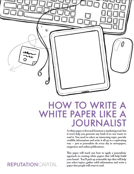 Check spelling or type a new query. Webinar: Learn how to write a whitepaper like a journalist