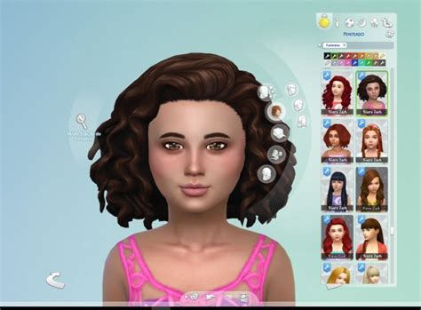 Sims 4 Hairs Mystufforigin Medium Mid Curly Hair For Girls