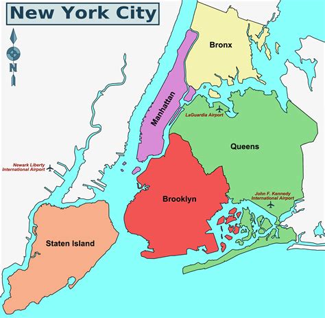 New York State District Map World Map