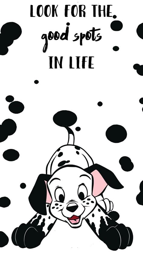 Download 101 Dalmatians Good Spots Quote Wallpaper
