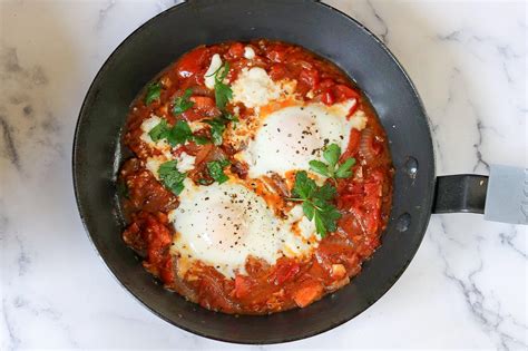 Delicious Shakshuka Or Eggs In Tomatoes The 2 Spoons