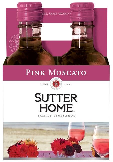 Sutter Home Pink Moscato 4 Pack Mid Valley Wine And Liquor