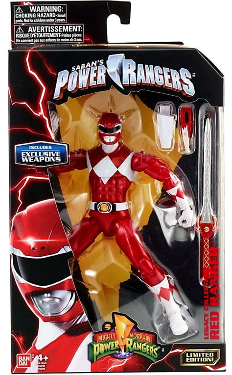 Bandai Power Rangers Legacy Mighty Morphin Red Ranger Walmart Com