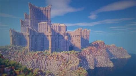 Dragonstone Game Of Thrones Minecraft Breux Château Affiche