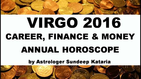 Virgo Annual Horoscope 2016 Astrology Career, Finance and ...