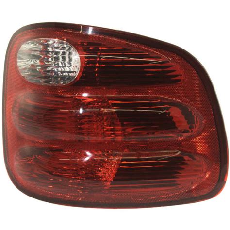 Replacement Passenger Side Tail Light Without Bulbs Clear And Red