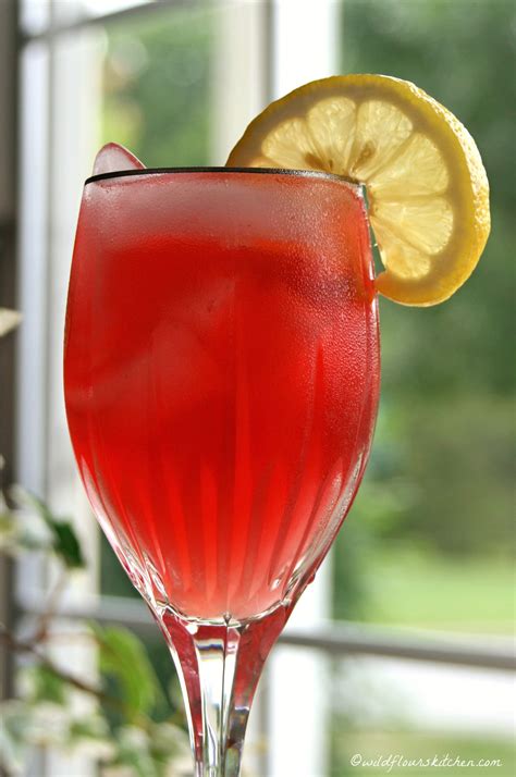 Cranberry Strawberry Lemonade Cocktail Wildflours Cottage Kitchen