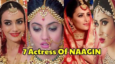 7 Most Beautiful Naagin Actresses Mouni Roy Surbhi Jyoti Adaa Khan Halloween Face
