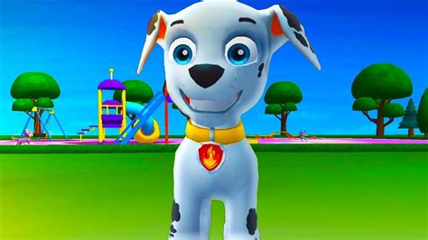 Paw Patrol A Day In Adventure Bay Marshall All Mighty Pups In Rescue