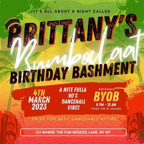 Editable Reggae Party One Love Party Canva Invite Digital Invitation Jamaican Party Irie Party