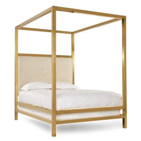 The novogratz camilla metal canopy bed has a design that will make you feel royal. Kensington Brass King Canopy Bed