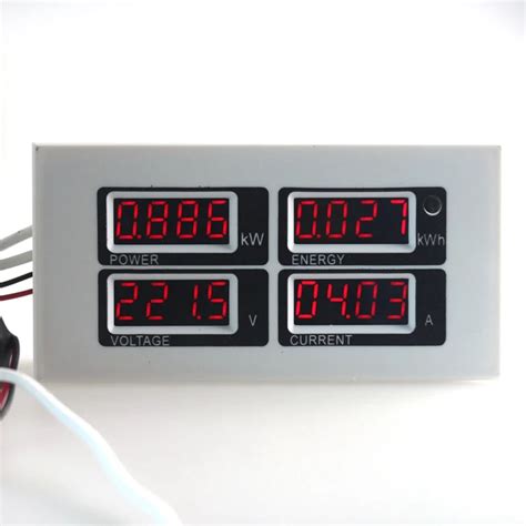 Digital Ac 80 260v 100a Watt Power Meter Volt Voltmeter Amp Ammeter