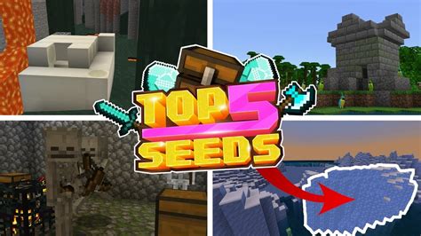 Top 5 Seeds For Minecraft Bedrock Amazing Strongholds Seed