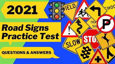 2021 Dmv Road Signs Practice Testdmv Drivers License Test Youtube