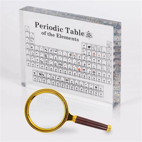Buy Periodic Table With Real Elements Inside Acrylic Periodic Table