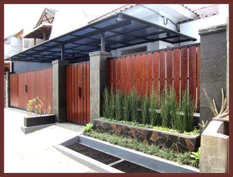 Contoh Desain Pagar Rumah Minimalis