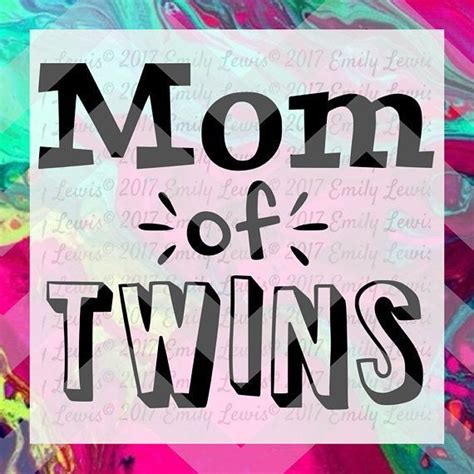 Mom Of Twins Svg Printable Svg File Cameo Cri My Scrapbook Twins