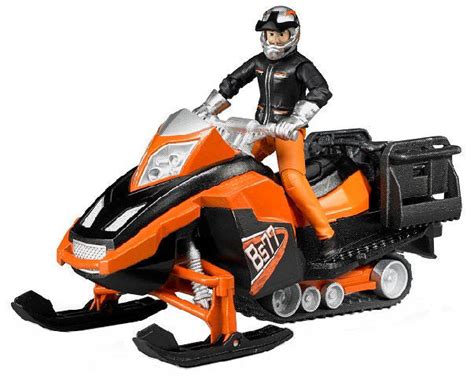 63101 116 Snowmobile With Rider And Accessories Action Toys