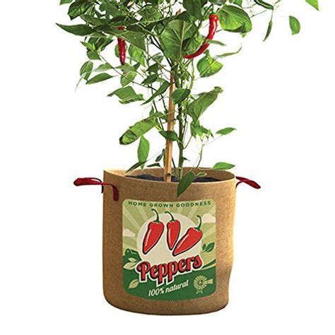 Retro Pepper Grow Bag 10 Gallon Patio Lawn And Garden