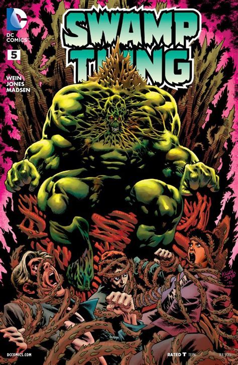 Swamp Thing 5 Kelly Jones Rare Comic Books Comic Book Covers Comic