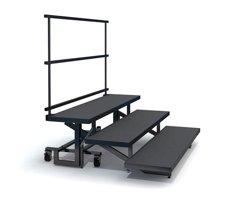 Create portable stages for choirs and more with our portable stage risers! Portable & Mobile Choir Risers by Staging 101 - SAS ...