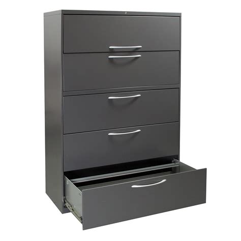 Check out our allsteel cabinet selection for the very best in unique or custom, handmade pieces did you scroll all this way to get facts about allsteel cabinet? Allsteel 5 Drawer Flip Top Used 42 Inch Lateral File, Gray ...