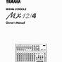 Yamaha M3000a Music Mixer User Manual