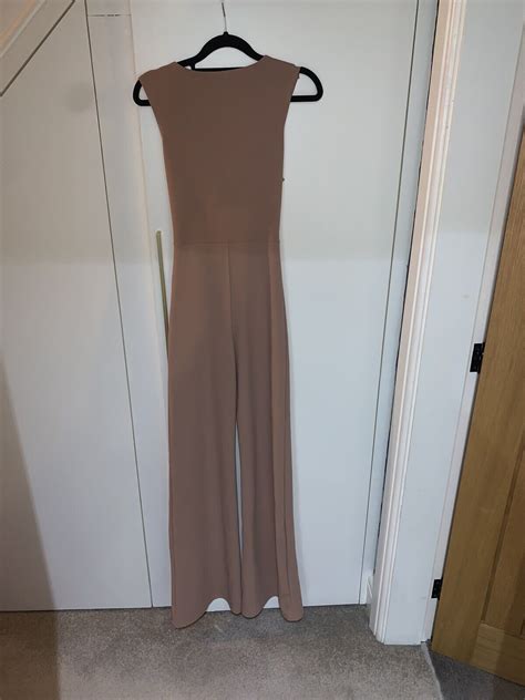 Pretty Little Thing Nude Jumpsuit | eBay