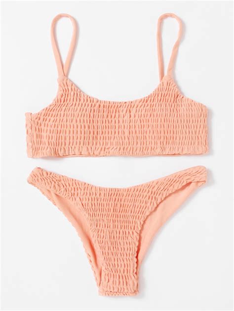 Ruched Cami Bikini Set